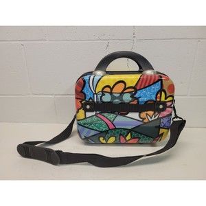 Heys 12" Britto Collection Hard Cosmetic Case Garden Fish Flowers B706 SEE PICS